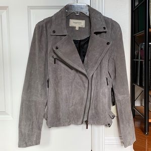 Suede Biker Jacket